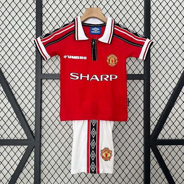 Camiseta Manchester United Replica Primera Ropa Retro Niño 1998 1999